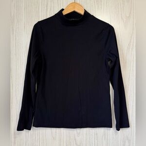 Banana Republic Women’s Long Sleeve Crewneck Top Black Size L